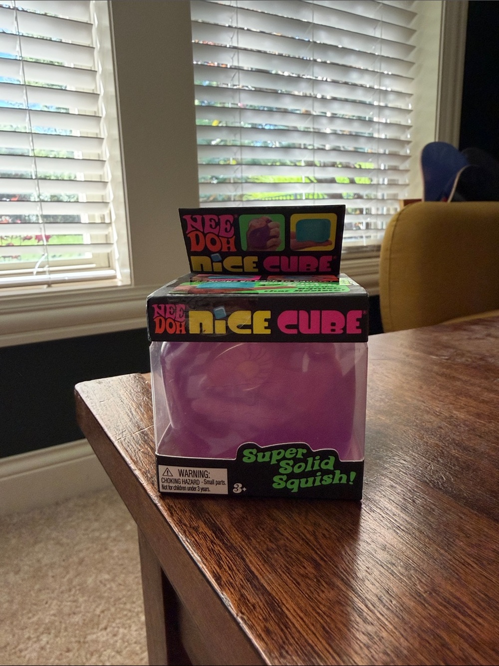 NeeDoh Nice Cube Super Solid Squish - Purple (Authentic & Never Opened)